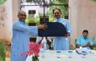 सरस्वती शिशु विद्या मंदिर पतरातू थर्मल में वरिष्ठ आचार्य उदय कुमार मिश्र को दी गई भावभीनी विदाई