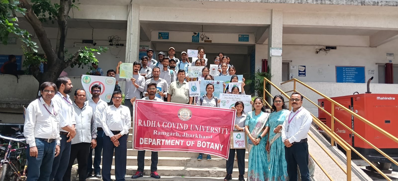राधा गोविन्द विश्वविद्यालय मेँ अंतर्राष्ट्रीय प्लास्टिक बैग मुक्त दिवस पर जागरूकता कार्यक्रम आयोजित