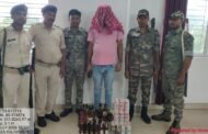 उत्पाद विभाग की छापेमारी में अवैध विदेशी शराब एवं बीयर बरामद,एक अभियुक्त गिरफ्तार