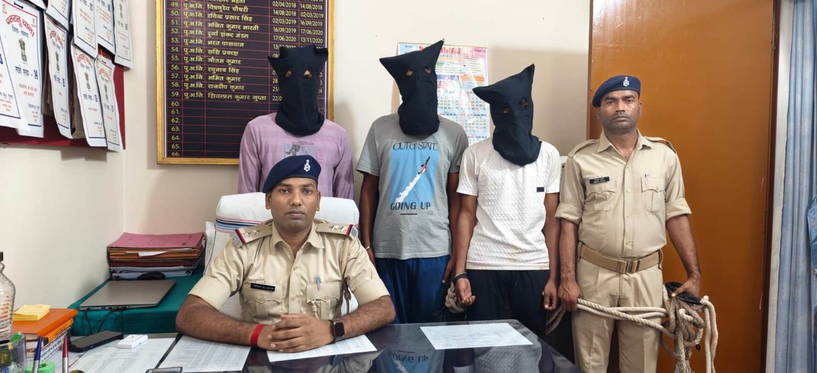 पतरातू पुलिस ने अलग-अलग मामलों में तीन को गिरफ्तार कर न्यायिक हिरासत में भेजा