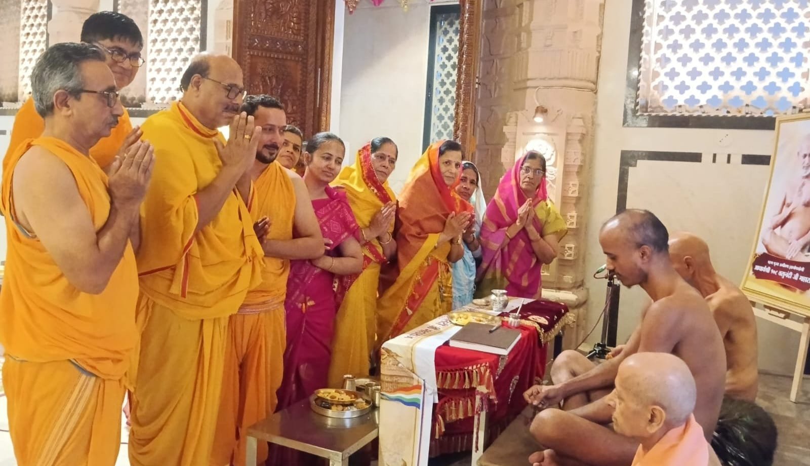 गुरु पूर्णिमा पर जैन समाज ने किया आचार्यश्री का पूजन
