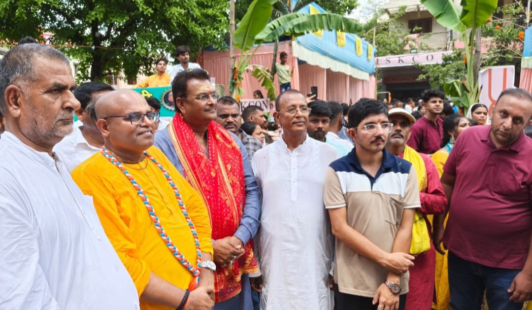 हजारीबाग में पहली बार इस्कॉन की भव्य और दिव्य श्री जगन्नाथ रथ यात्रा निकली