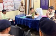रामगढ़ एसपी ने पतरातू पुलिस निरीक्षक कार्यालय का किया निरीक्षण