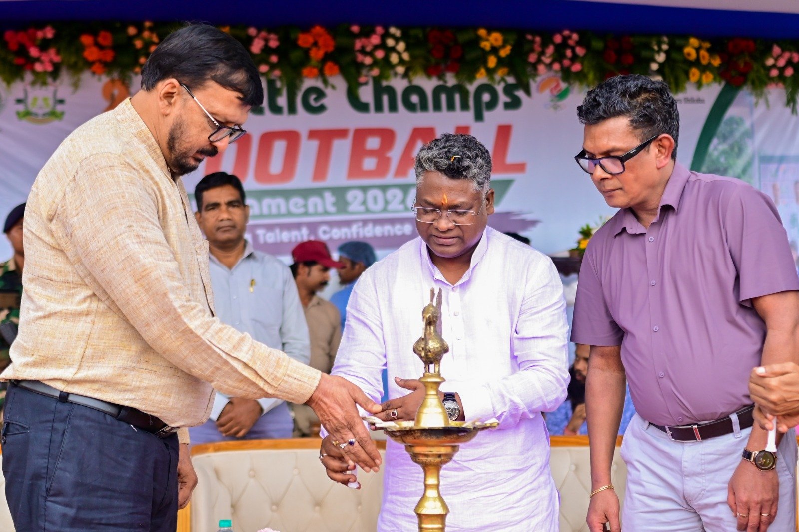 राज्य स्तरीय द्वितीय लिटिल चैंप्स फुटबॉल प्रतियोगिता का भव्य आगाज़