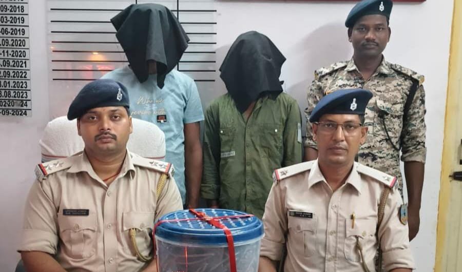 भुरकुंडा पुलिस ने कॉपर तार दो चोर को भेजा जेल