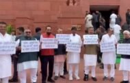 देश में कांग्रेस के दोहरे चरित्र के विरोध में झारखंड के भाजपा सांसदों ने लोकसभा के समक्ष किया प्रदर्शन