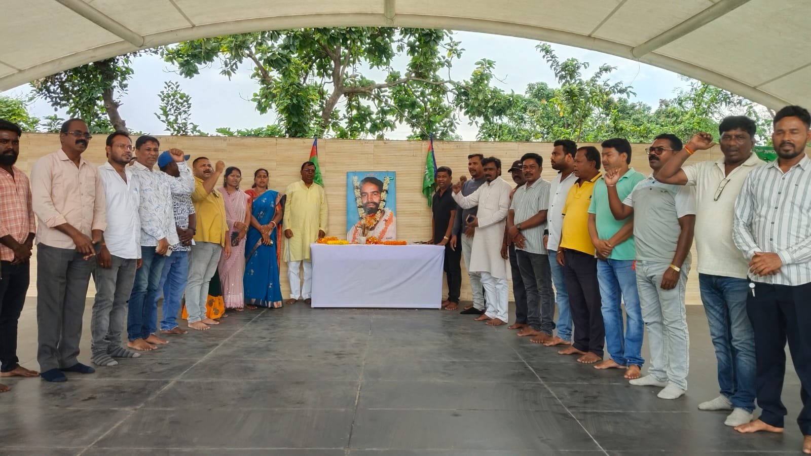 वीर शहीद निर्मल महतो की 39 वीं शहादत दिवस मनाया गया, दी गई श्रद्धांजलि