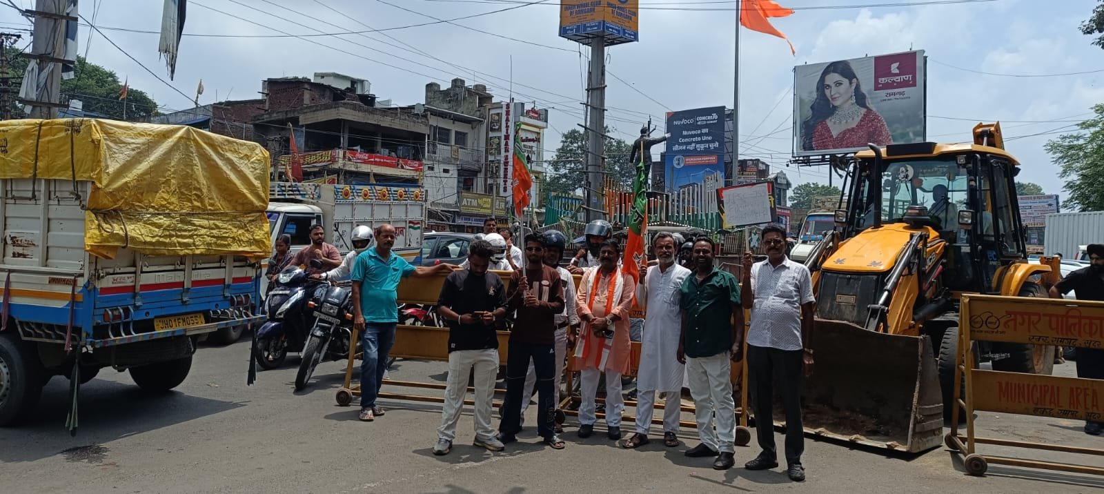 भाजपा का झारखंड बंद : रामगढ़ शहर में दिखा असर