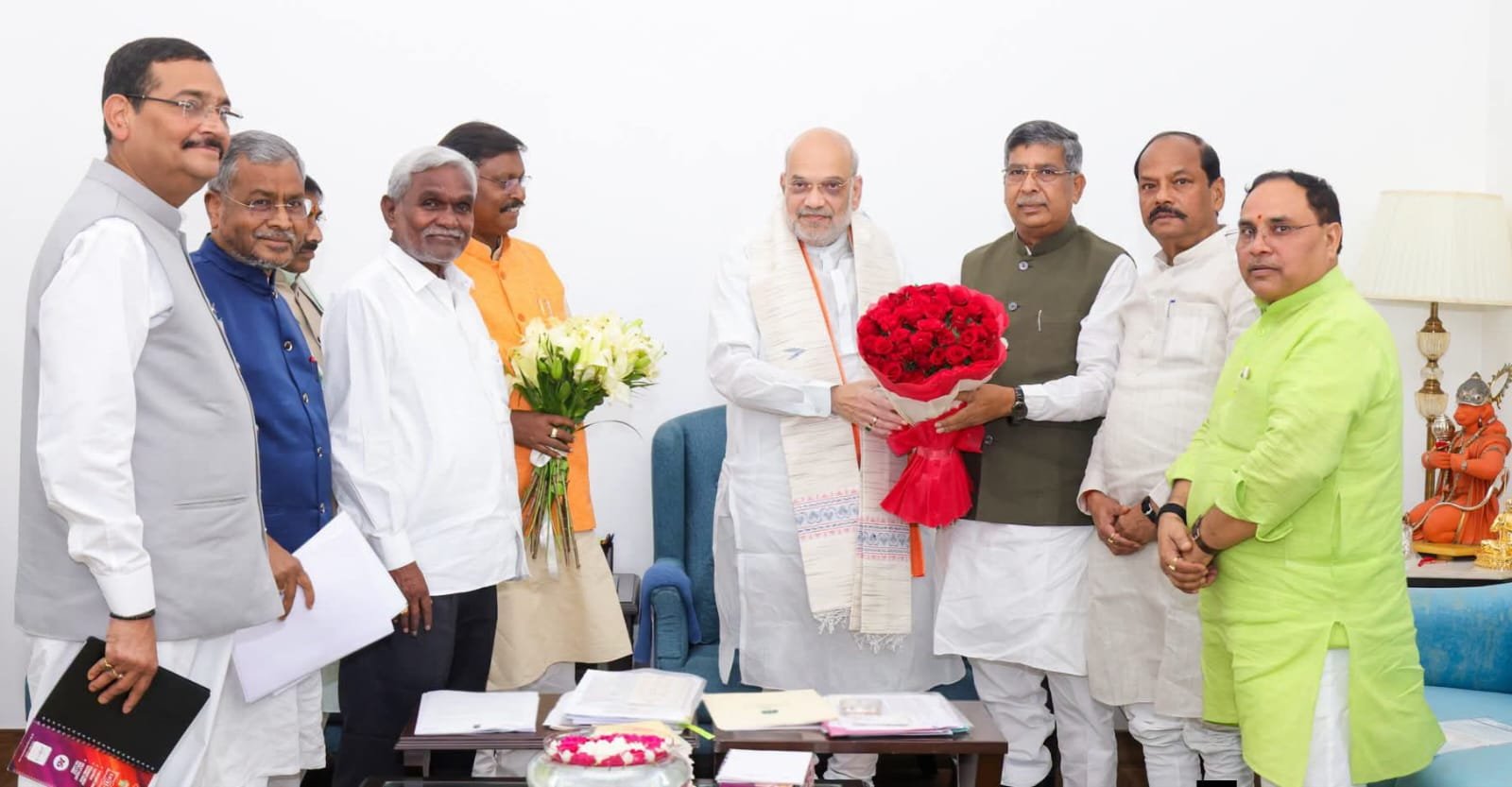 भाजपा के उच्चस्तरीय प्रतिनिधिमंडल ने अमित शाह से की मुलाक़ात,मिला मार्गदर्शन