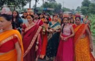 सावन की कलश यात्रा में अभाविप ने लगाया सेवा शिविर, शिवभक्तों को पिलाया शर्बत और पेयजल