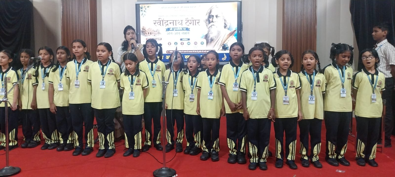 अग्रसेन स्कूल में रवींद्र संगीत के बीच मनी टैगोर की पुण्यतिथि