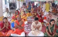 महा सामूहिक रुद्राभिषेक में गूंजे हर-हर महादेव के जयकारे