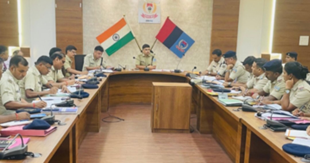 जिला पुलिस कार्यालय में पुलिस सभा का हुआ आयोजन