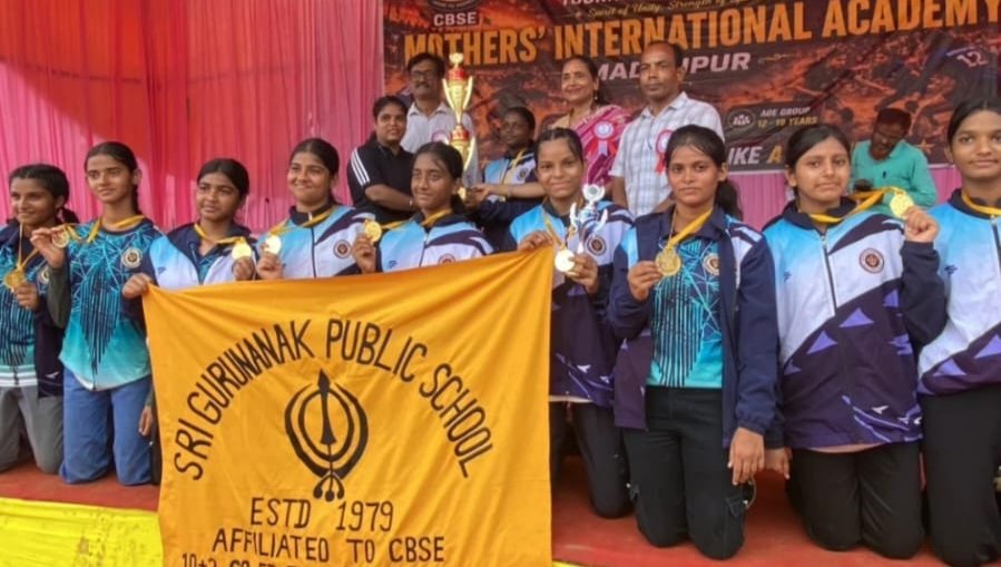 सीबीएसई क्लस्टर III कबड्डी में विद्यालय की बेटियों का शानदार परचम