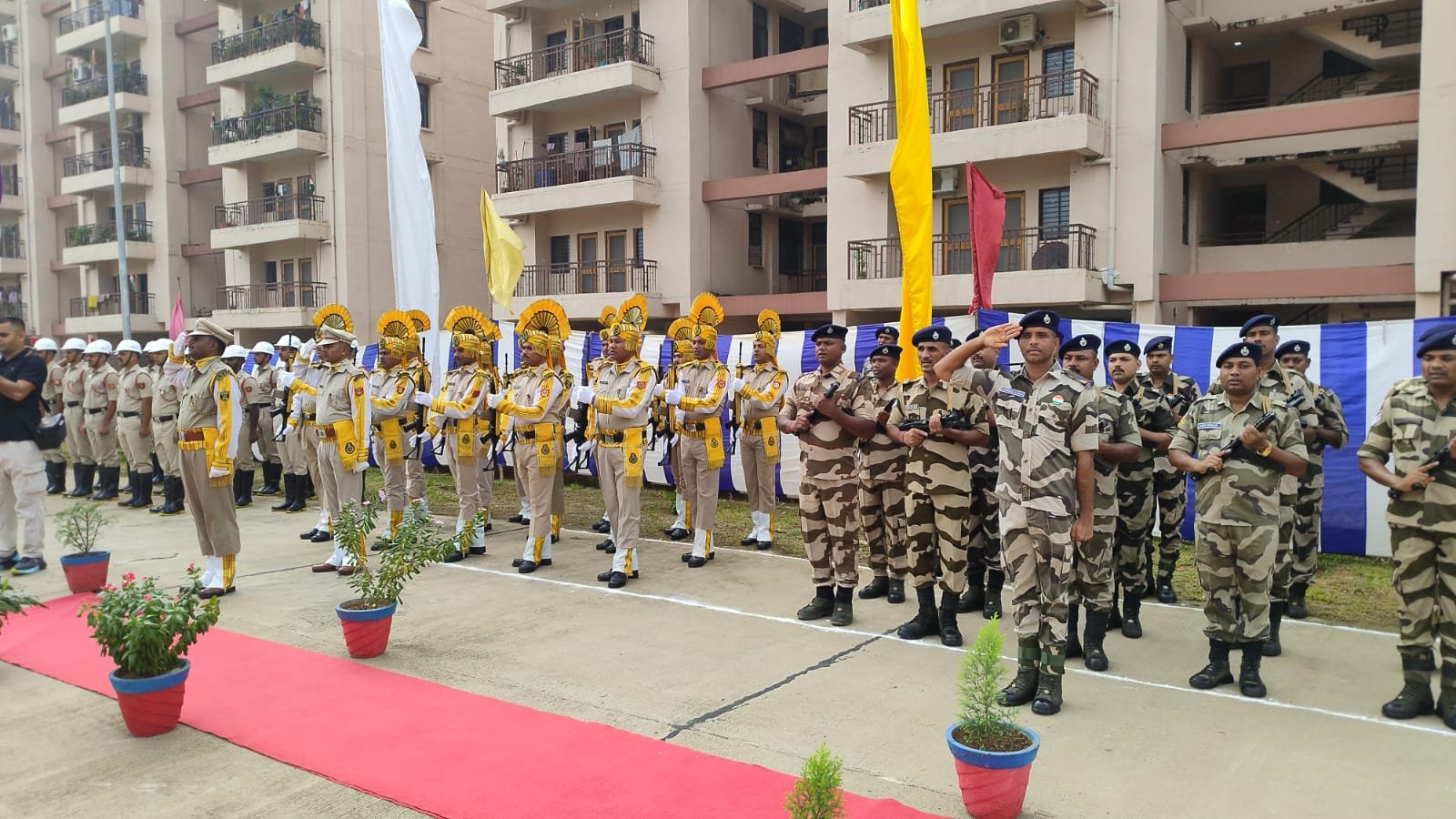 पीवीयूएनएल सीआईएसएफ इकाई ने मनाया 80 वां स्वतंत्रता दिवस