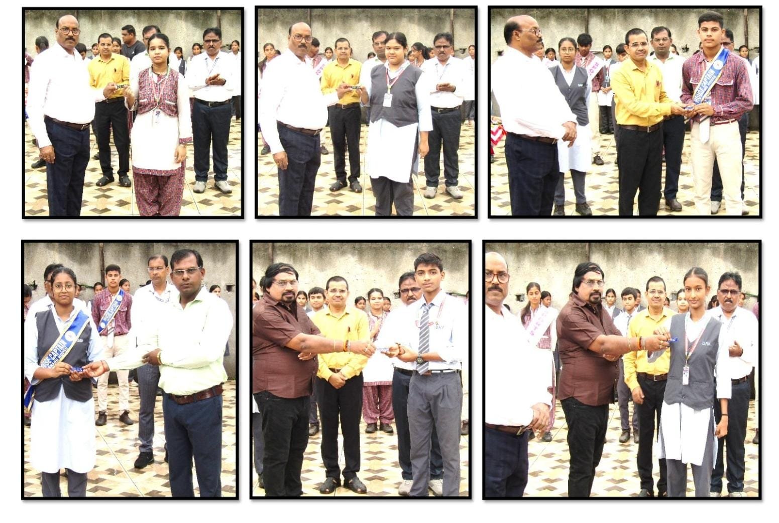 डीएवी रजरप्पा में स्टूडेंट काउंसिल का गठन,आयुष बने हेड बॉय व अदीबा नाज़ हेड गर्ल