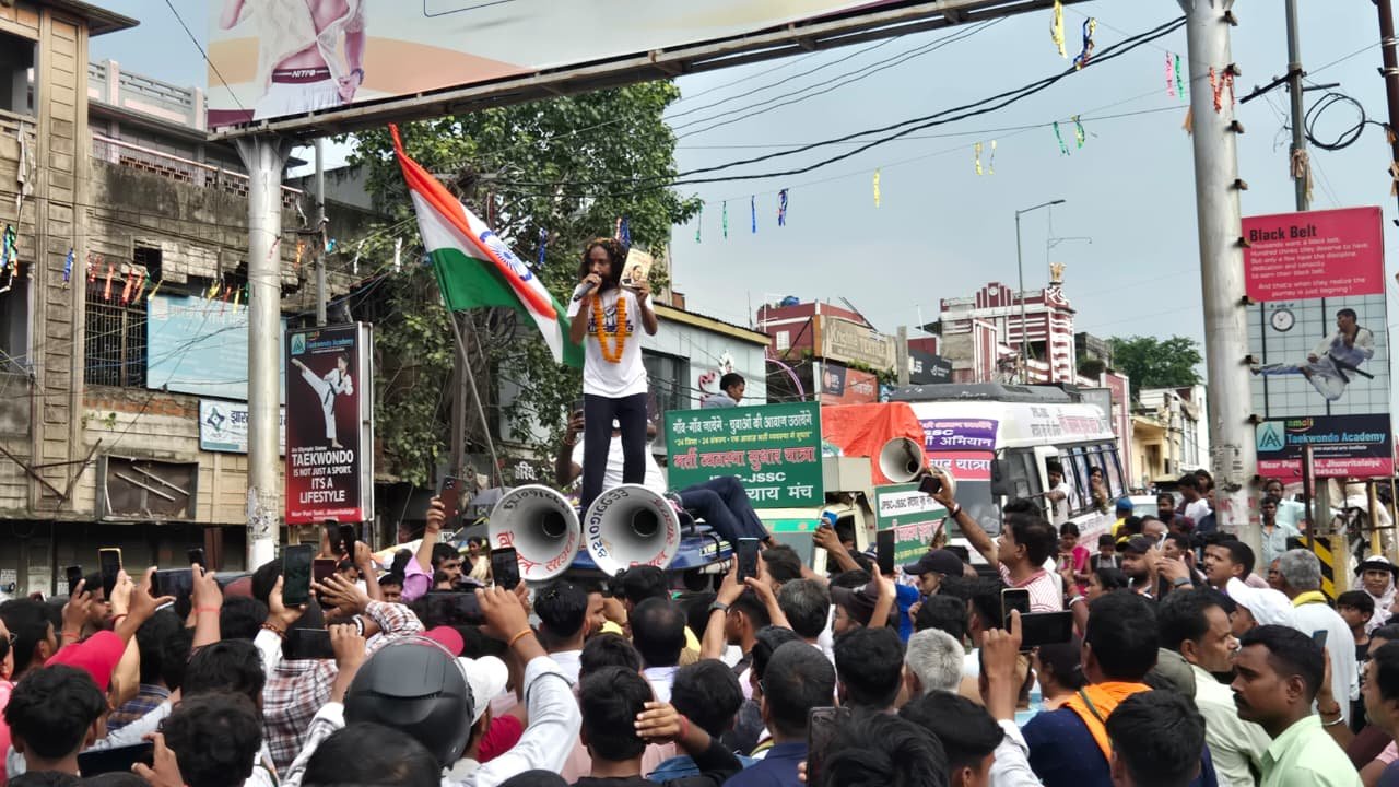 भर्ती सुधार यात्रा का तीसरा दिन गिरिडीह पहुंचा
