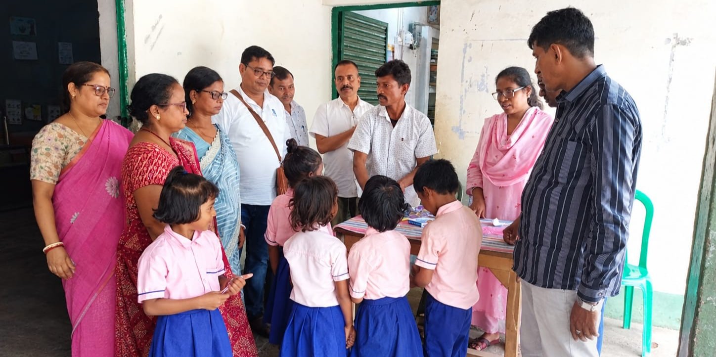 मेरा विद्यालय निपुण, मैं भी निपुण’ अभियान के तहत छात्रों की दक्षता परखी