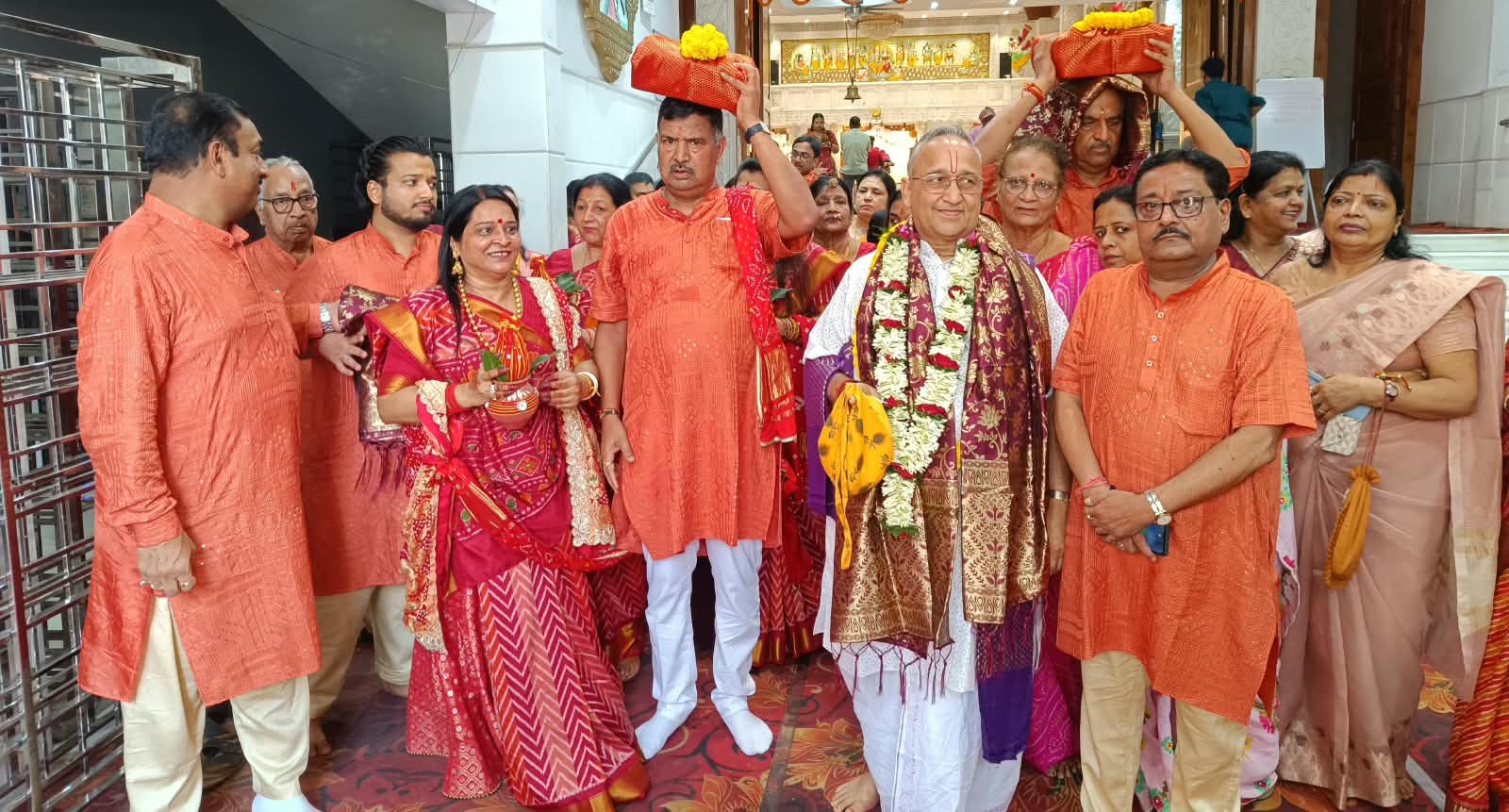 पोद्दार परिवार की ओर से श्रीमद् भागवत कथा का भव्य आयोजन