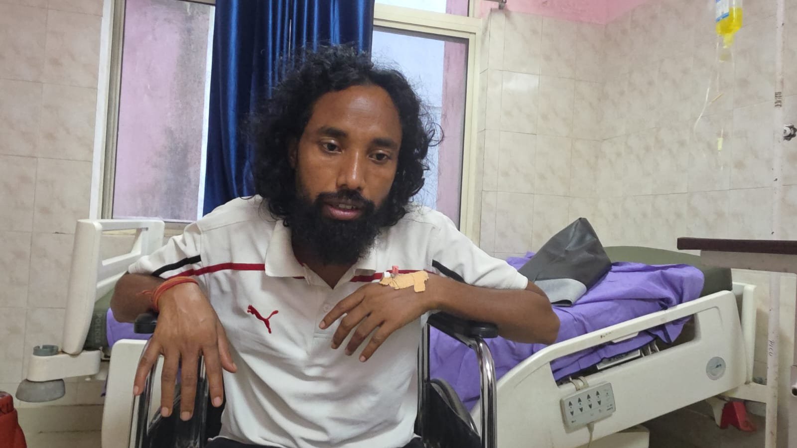 पाँच दिन बाद सदर अस्पताल से डिस्चार्ज हुए देवेन्द्र नाथ महतो