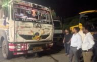 सड़क किनारे (नो-पार्किंग जोन) भारी वाहनों की पार्किंग के विरुद्ध चला औचक जांच अभियान