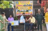 मारवाड़ी युवा मंच रामगढ़ कैंट चेतना शाखा का मासिक स्वास्थ्य जांच शिविर