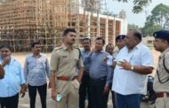 पतरातू एसडीपीओ राघवेंद्र शर्मा ने बरकाकाना क्षेत्र के पांच पूजा पंडालो का किया निरीक्षण