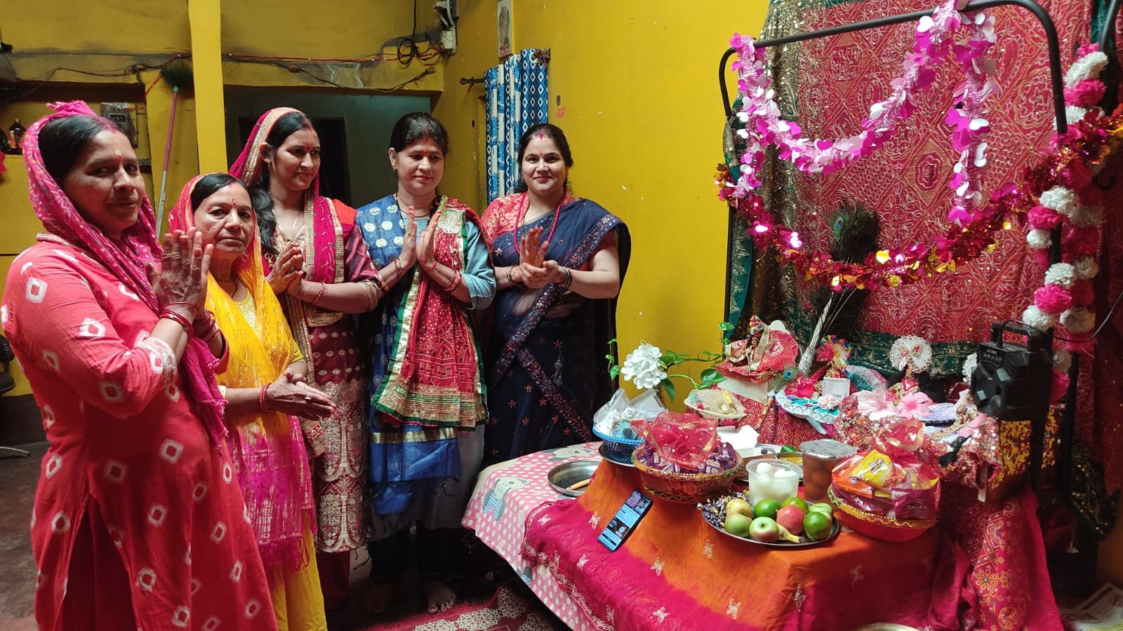 श्री किला मंदिर में राधा अष्टमी धूमधाम के साथ मनाया गया
