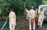 सीसीएल के जमीन पर लगाए गए बांस बली को सुरक्षा कर्मियों द्वारा हटाया गया