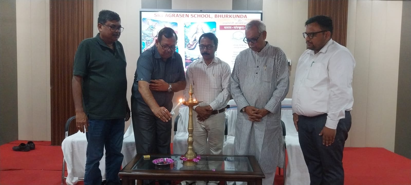 श्री अग्रसेन स्कूल में संस्कृत जागरूकता कार्यक्रम का आयोजन