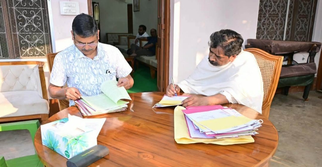 मुख्यमंत्री हेमंत सोरेन दुख के इस घड़ी में भी कर्तव्यों का कर निर्वहन