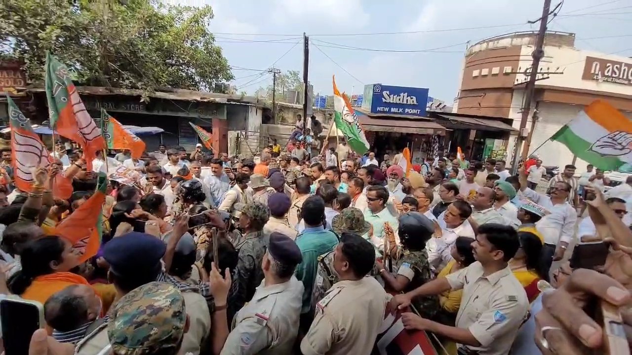 जमशेदपुर: भाजपा-कांग्रेस कार्यकर्ताओं के बीच हिंसक झड़प