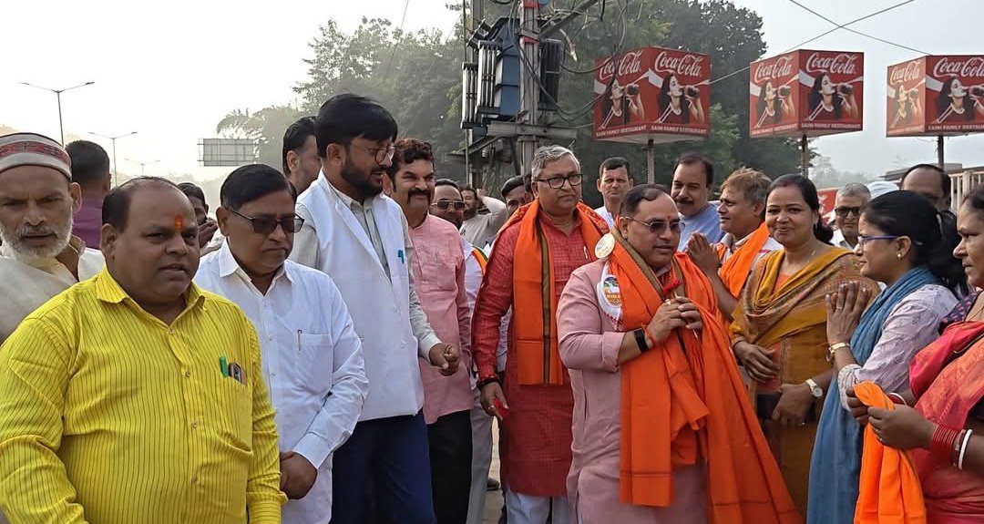 भाजपा संगठन मंत्री कर्मवीर का कार्यकर्ताओं ने किया स्वागत