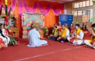 मां दुर्गा के नौ स्वरूपों में सजीं नन्हीं कन्याएं, कन्या पूजन से भक्तिमय हुआ विद्यालय