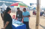 सिद्धू-कान्हू मैदान में मांडू की महिला अभ्यर्थियों की होमगार्ड बहाली की दौड़ जारी